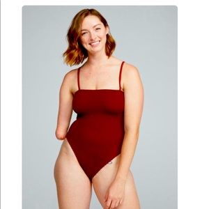 YouSwim Poise One Piece Swimsuit Garnet